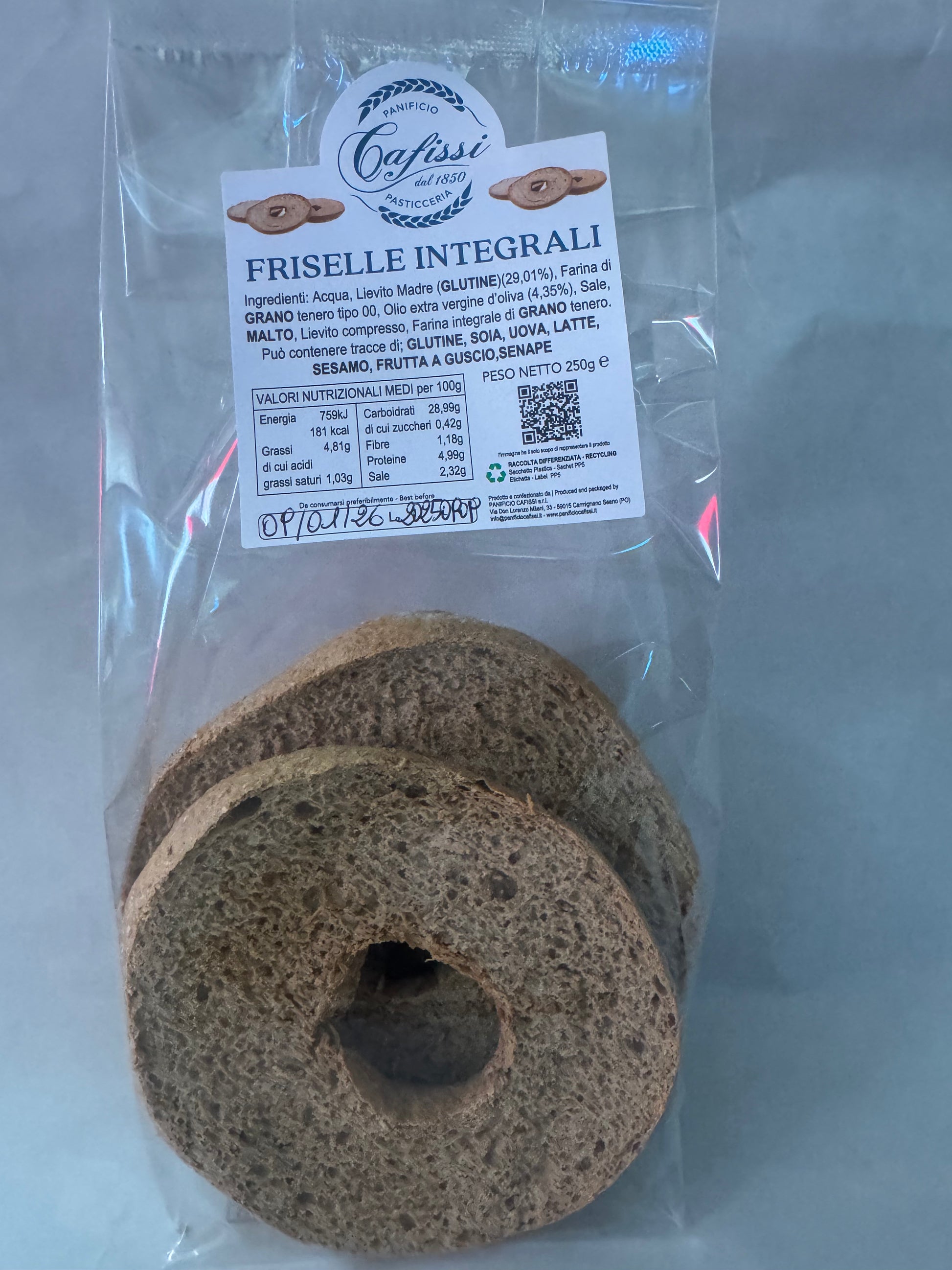 FRISELLE INTEGRALI