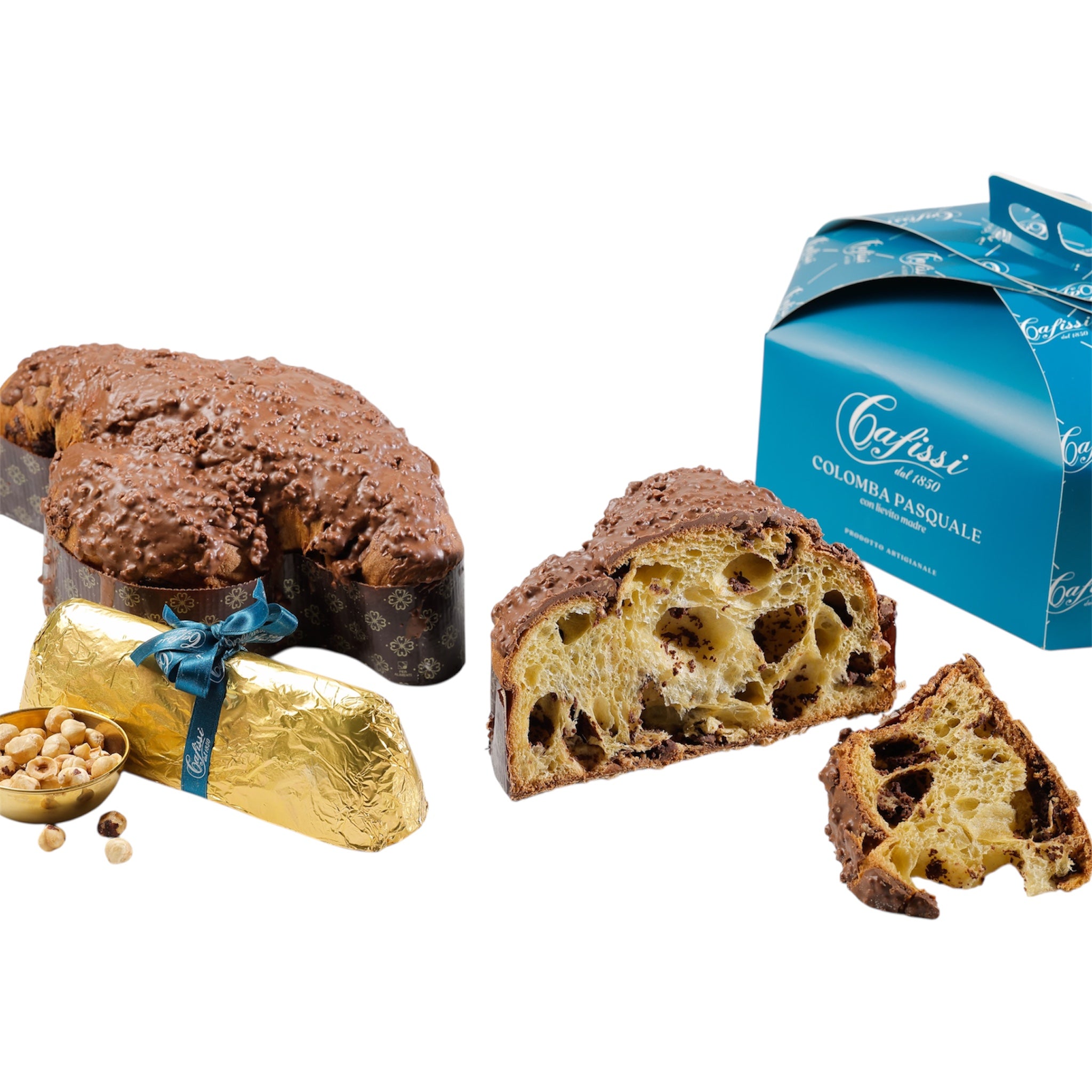🕊️ Colomba Artigianale “Rocher” – Lievito Madre Vivo