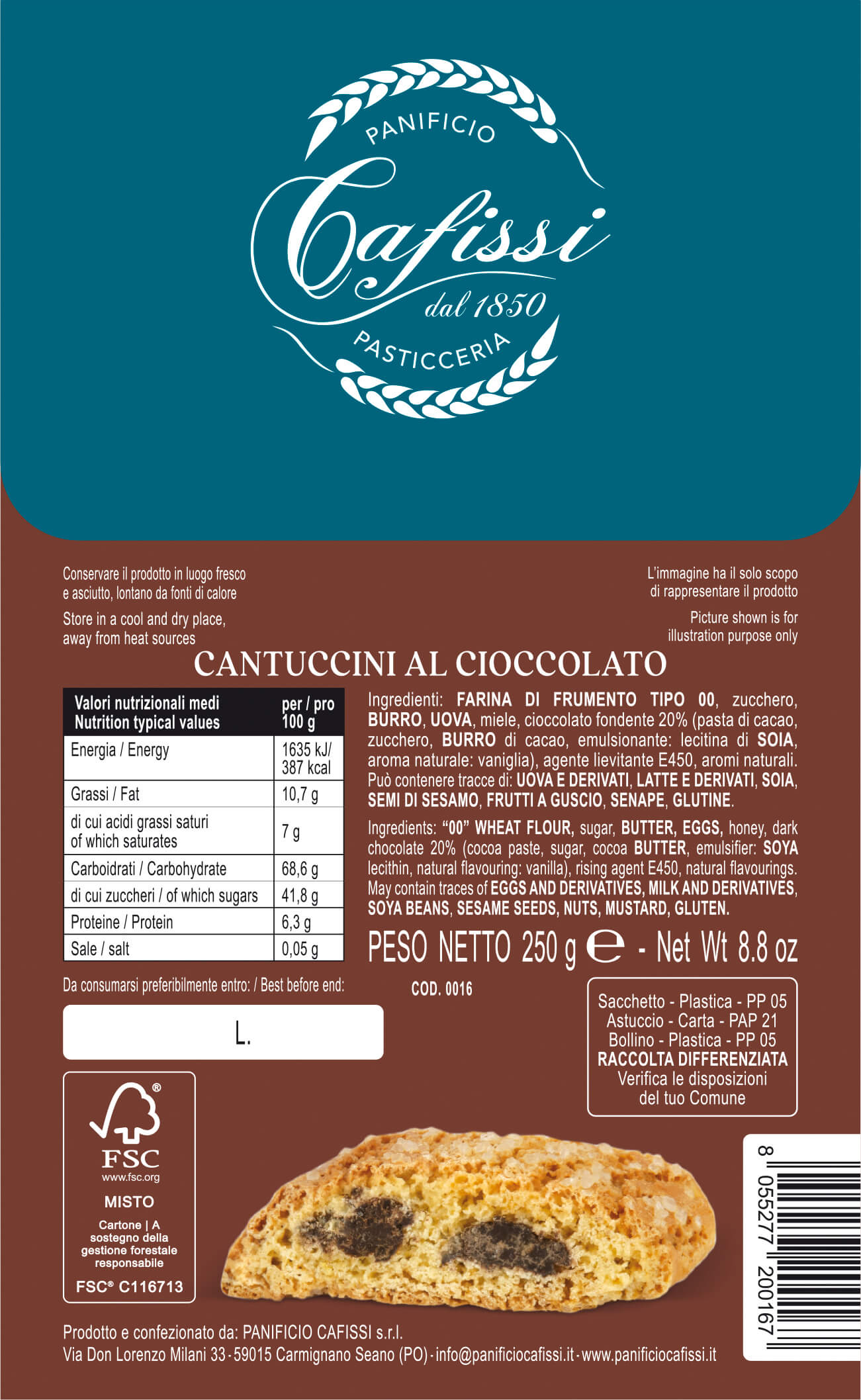 Cantuccini al Cioccolato