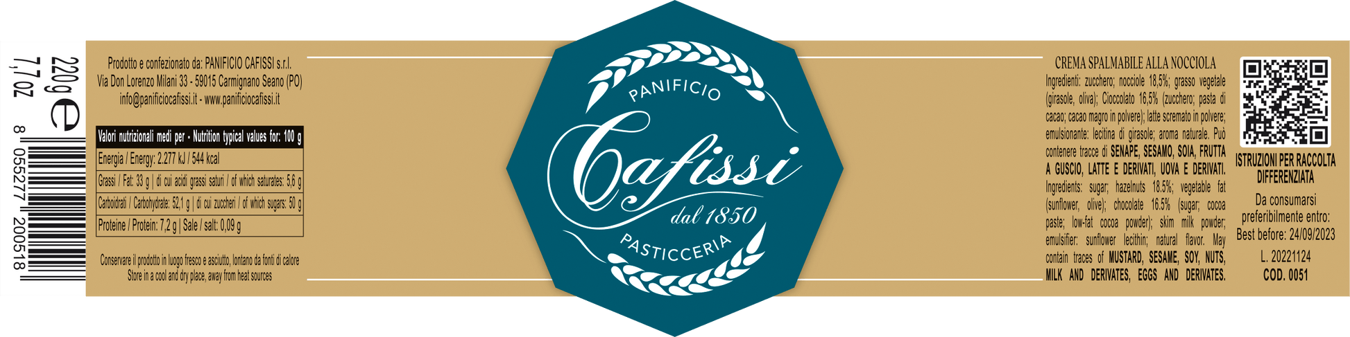 Crema Spalmabile alla Nocciola