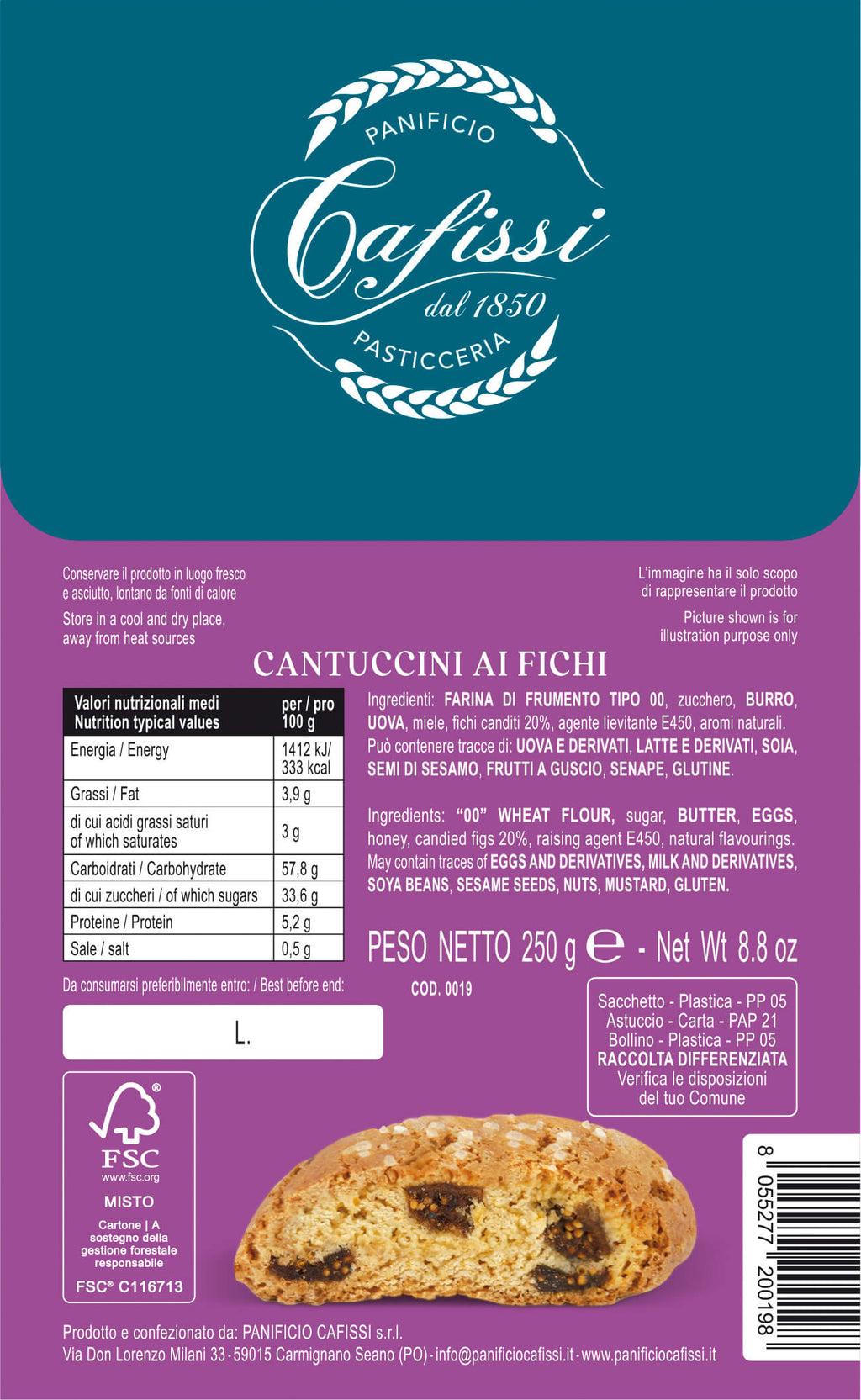Cantuccini ai Fichi