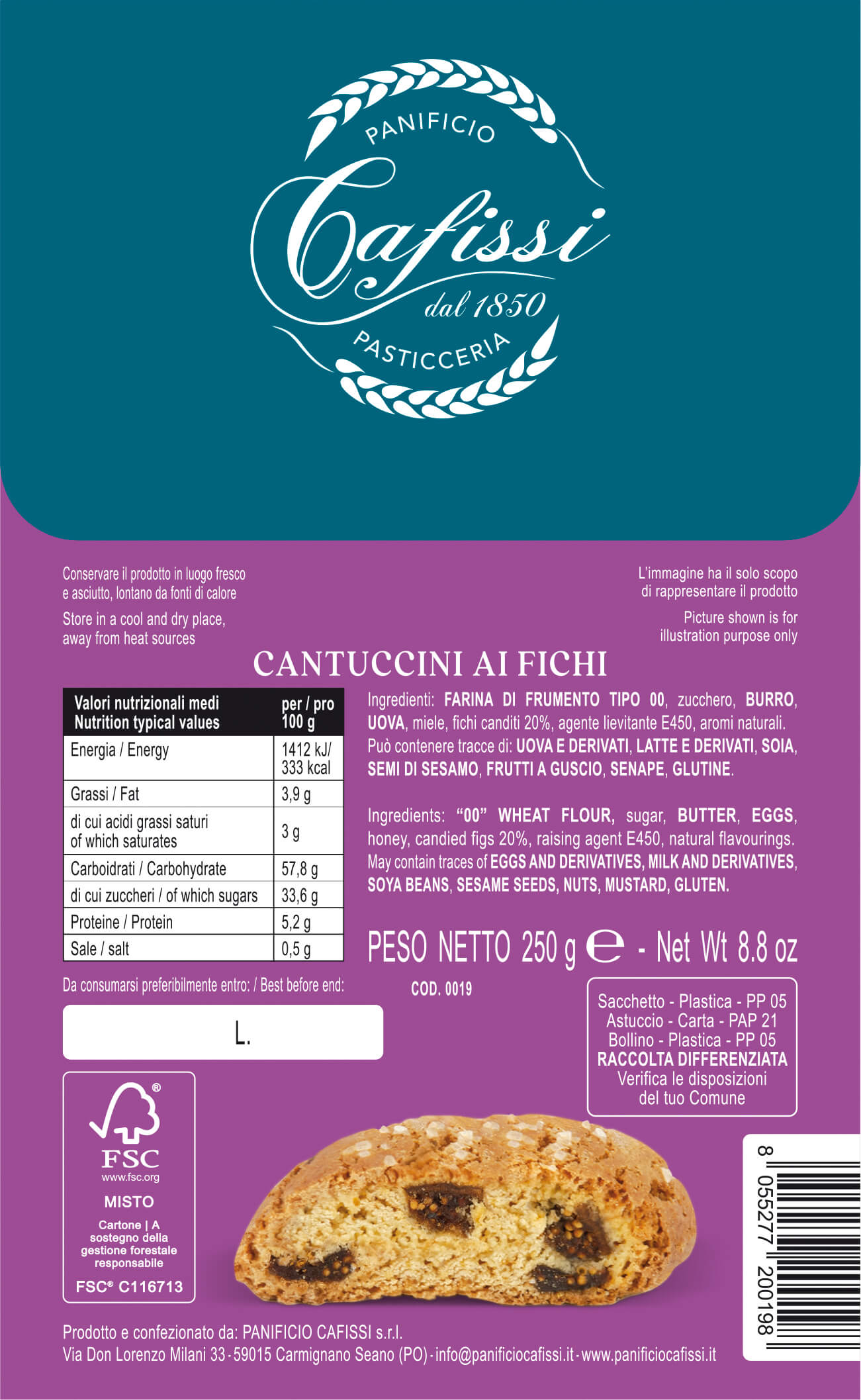 Cantuccini ai Fichi